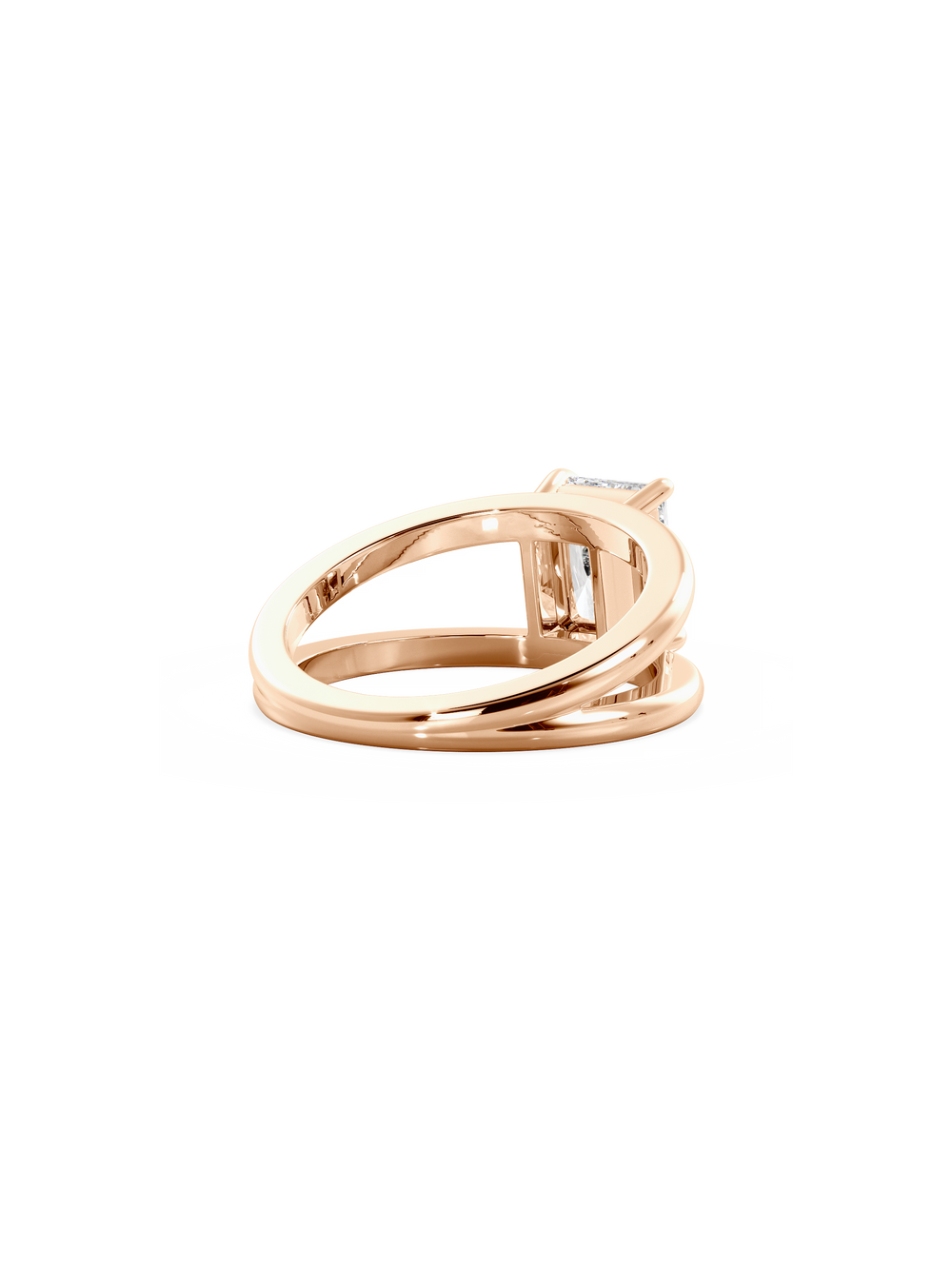 Radiant Signature Double Band Ring - View 
