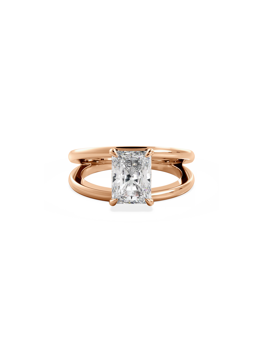 Radiant Signature Double Band Ring - View 