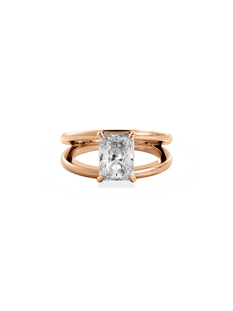 Radiant Signature Double Band Ring