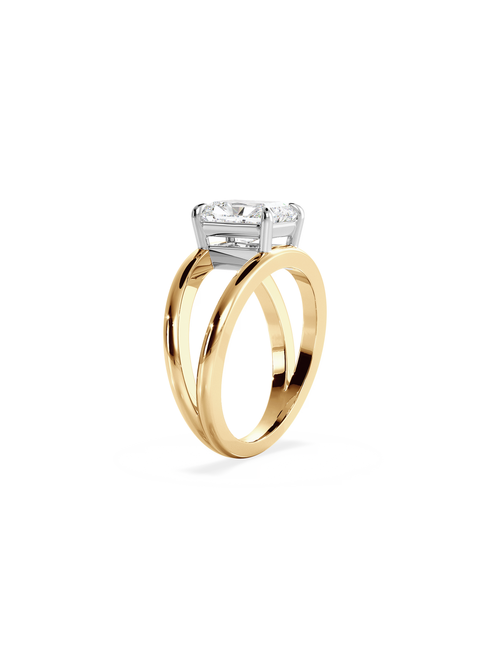 Radiant Signature Double Band Ring - View 