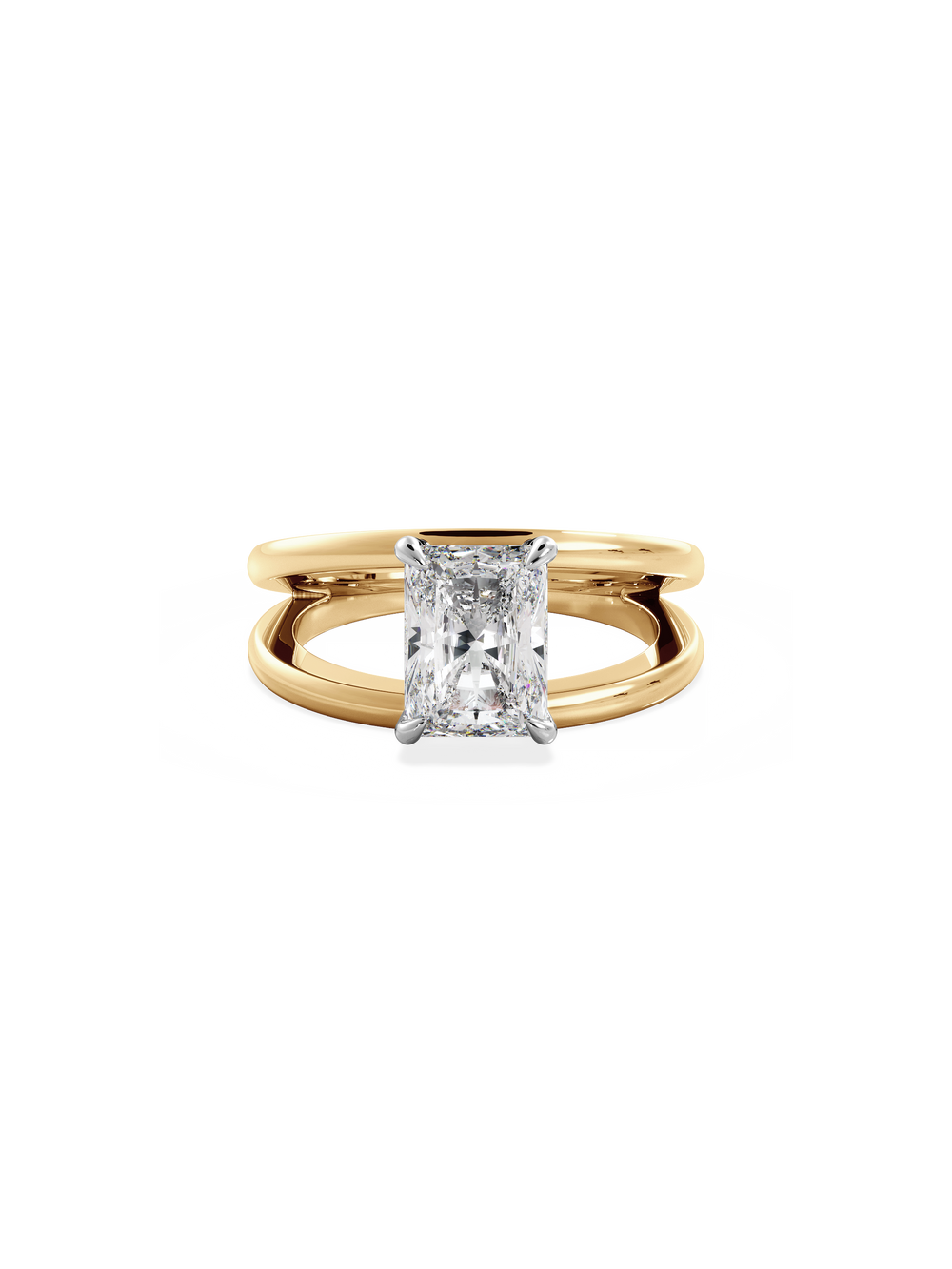 Radiant Signature Double Band Ring - View 