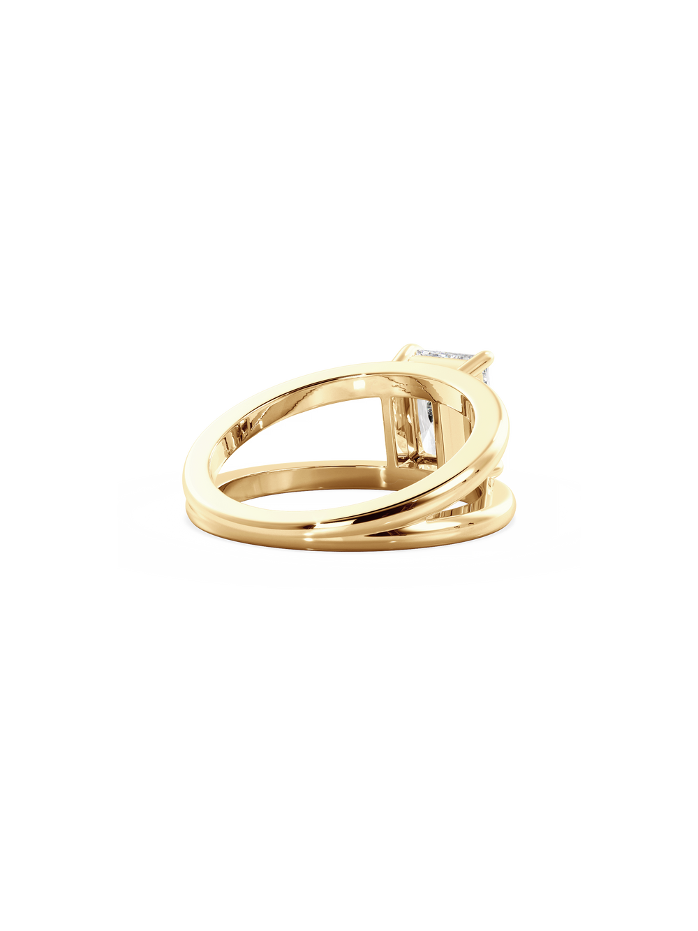 Radiant Signature Double Band Ring - View 