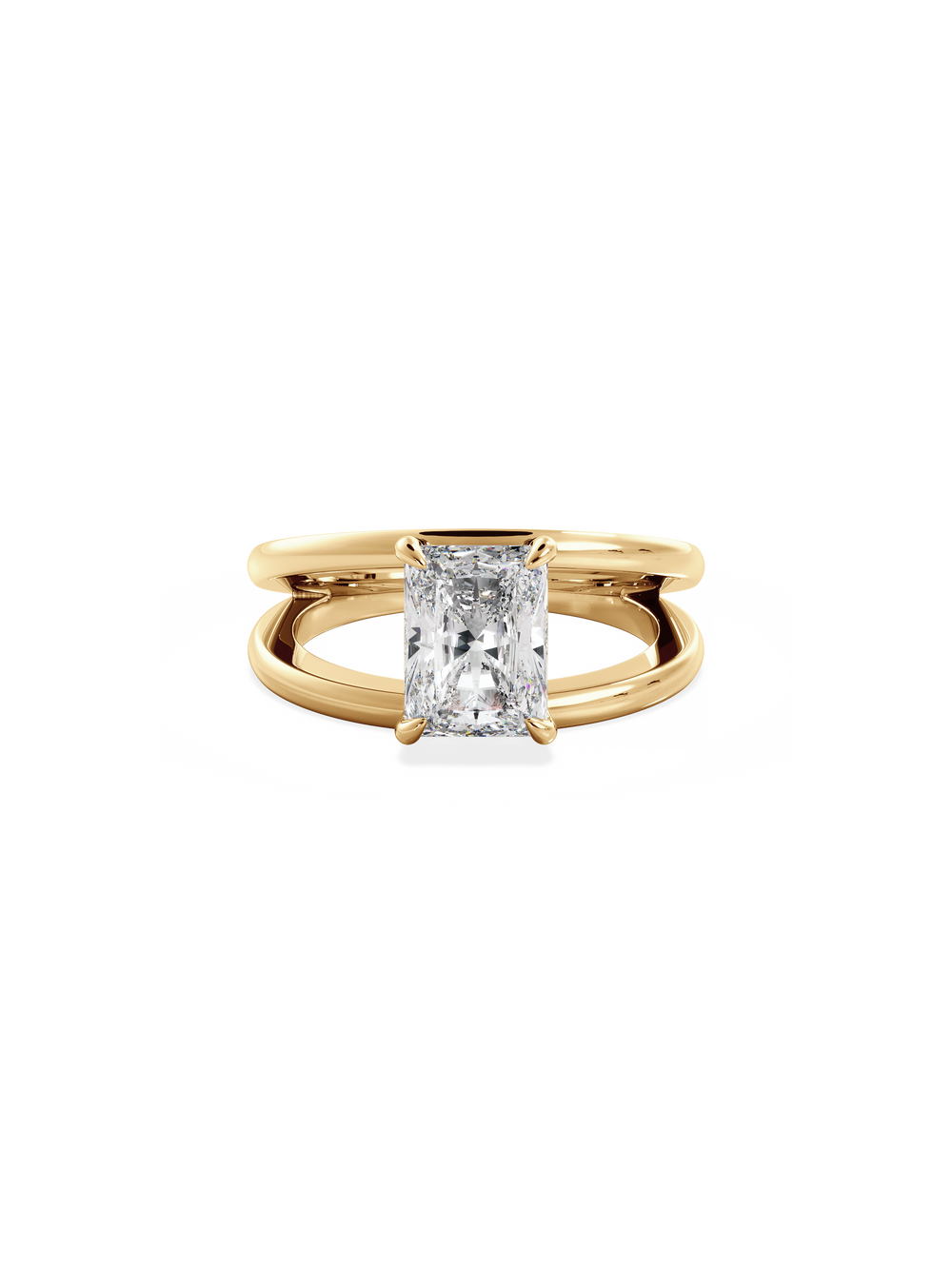 Radiant Signature Double Band Ring - View 