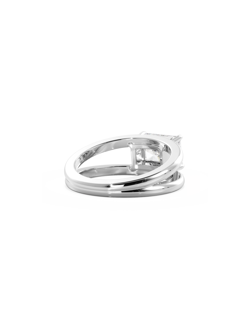 Radiant Signature Double Band Ring - View 