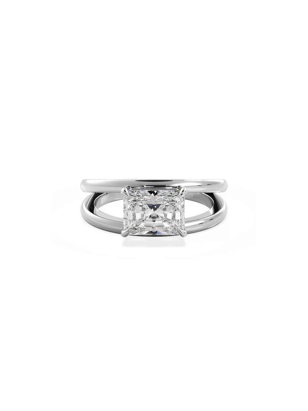 Radiant Signature Double Band Ring - View 