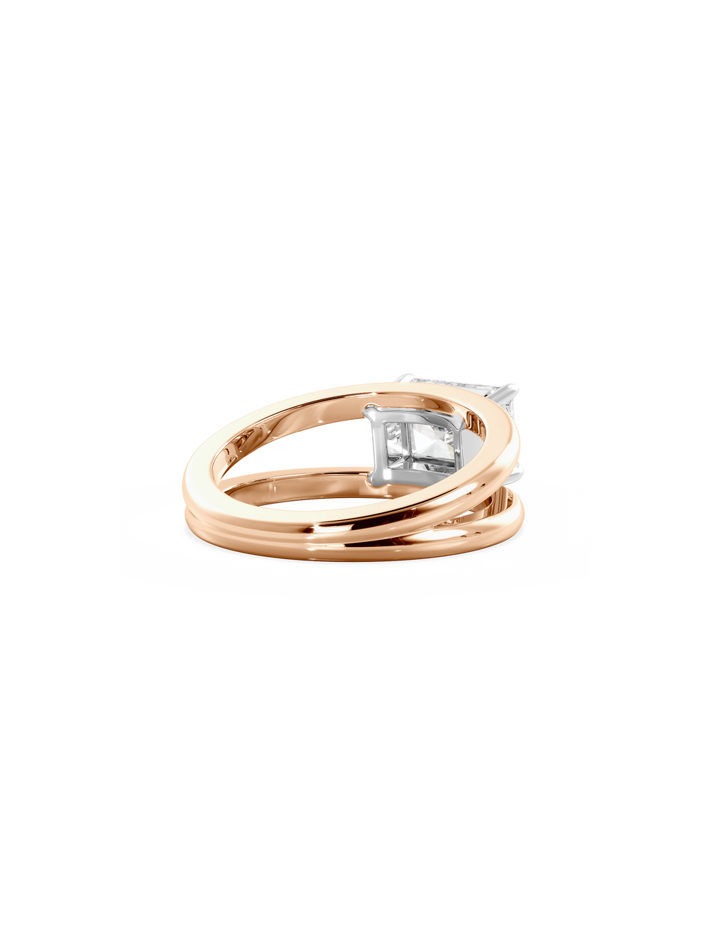Radiant Signature Double Band Ring - View 