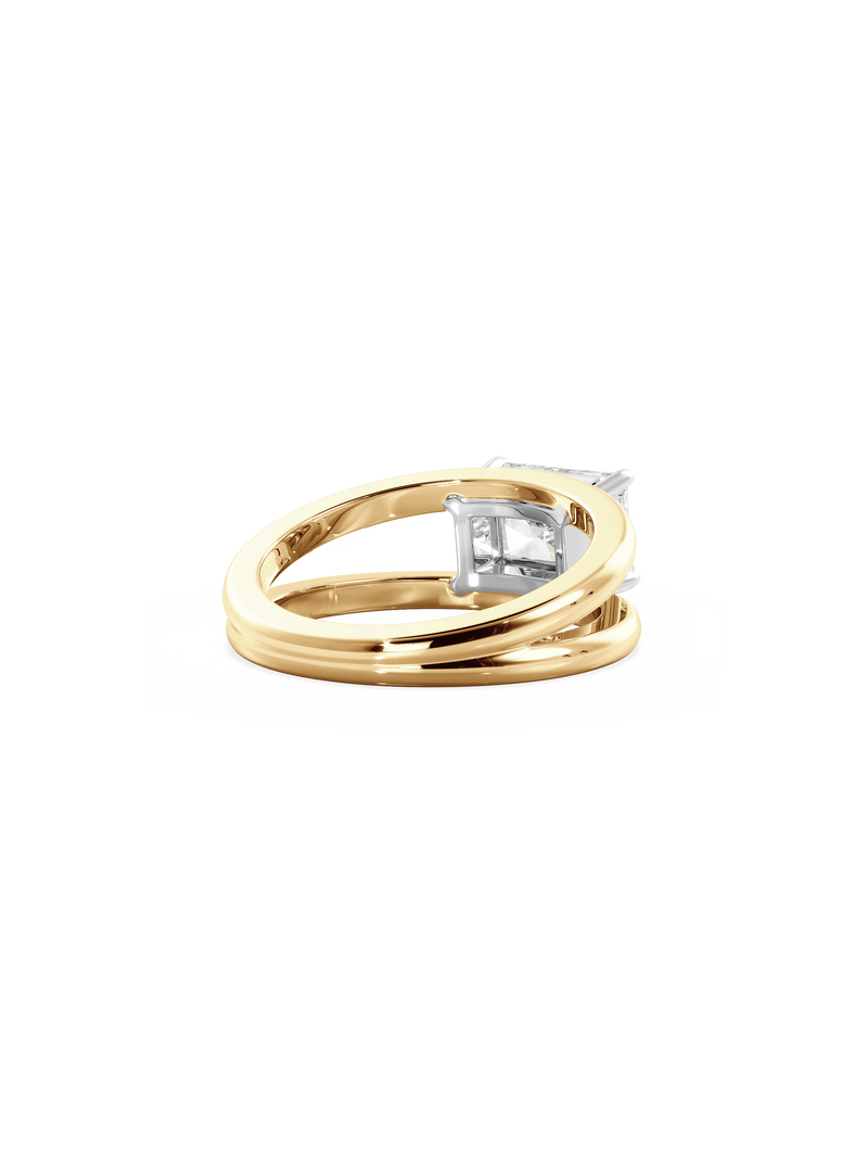 Radiant Signature Double Band Ring