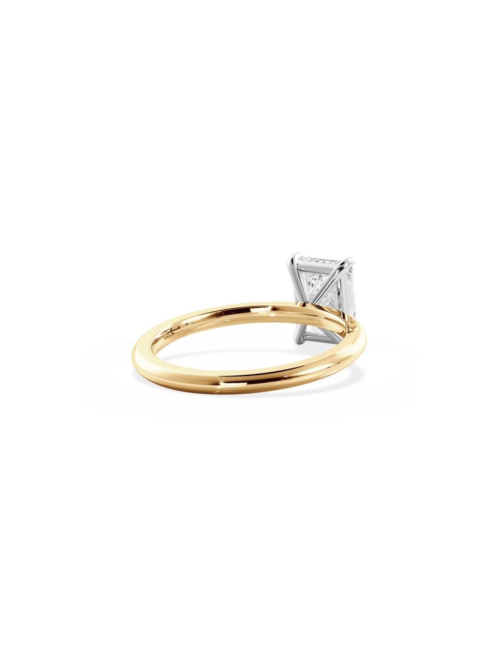 Radiant Ceremonial Solitaire Ring - View 