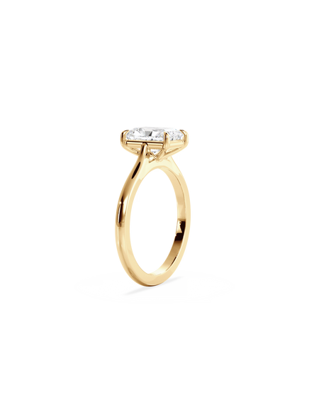 Radiant Classic Solitaire Ring