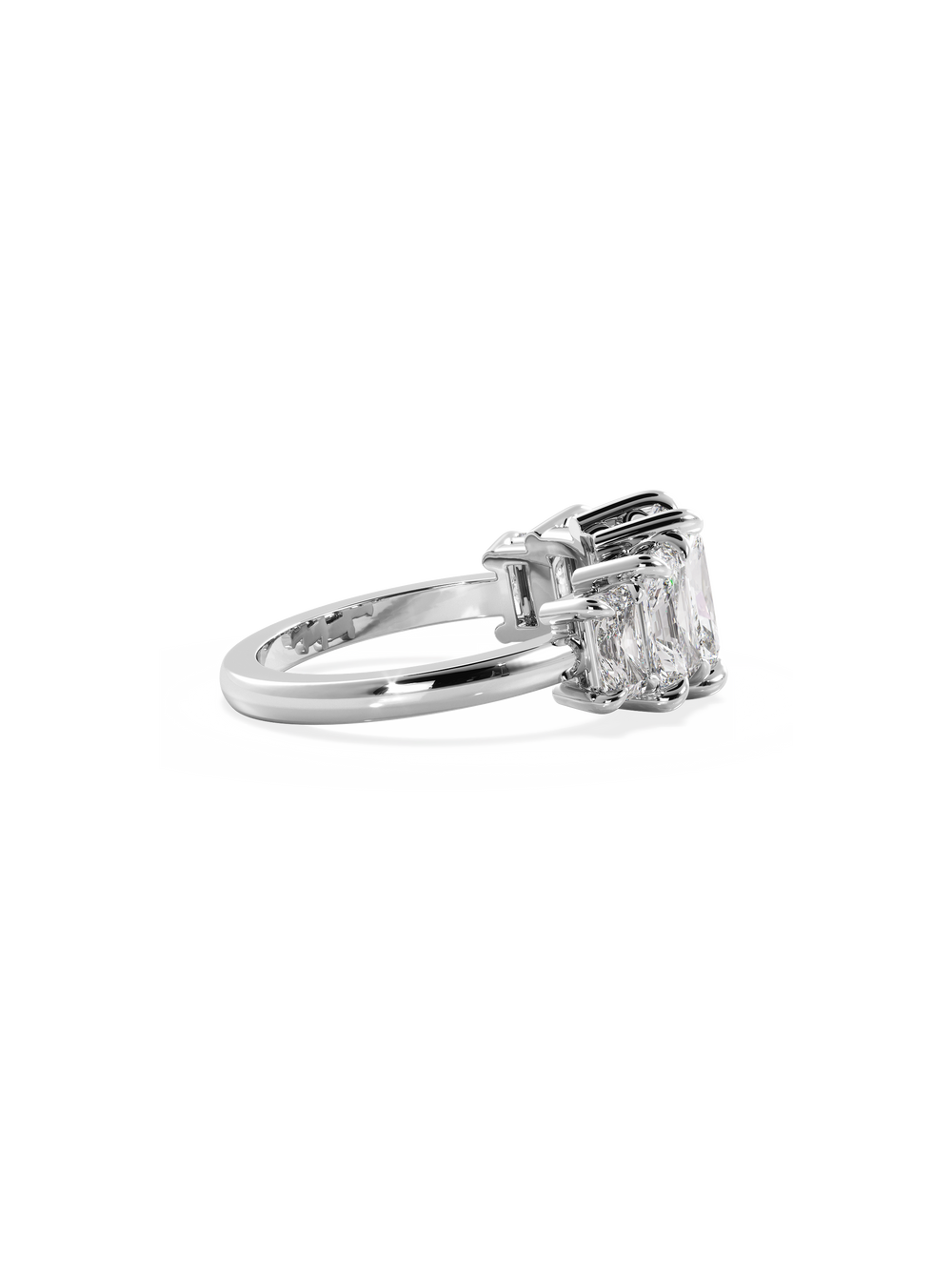 Radiant Signature Five-Stone Ring - View 