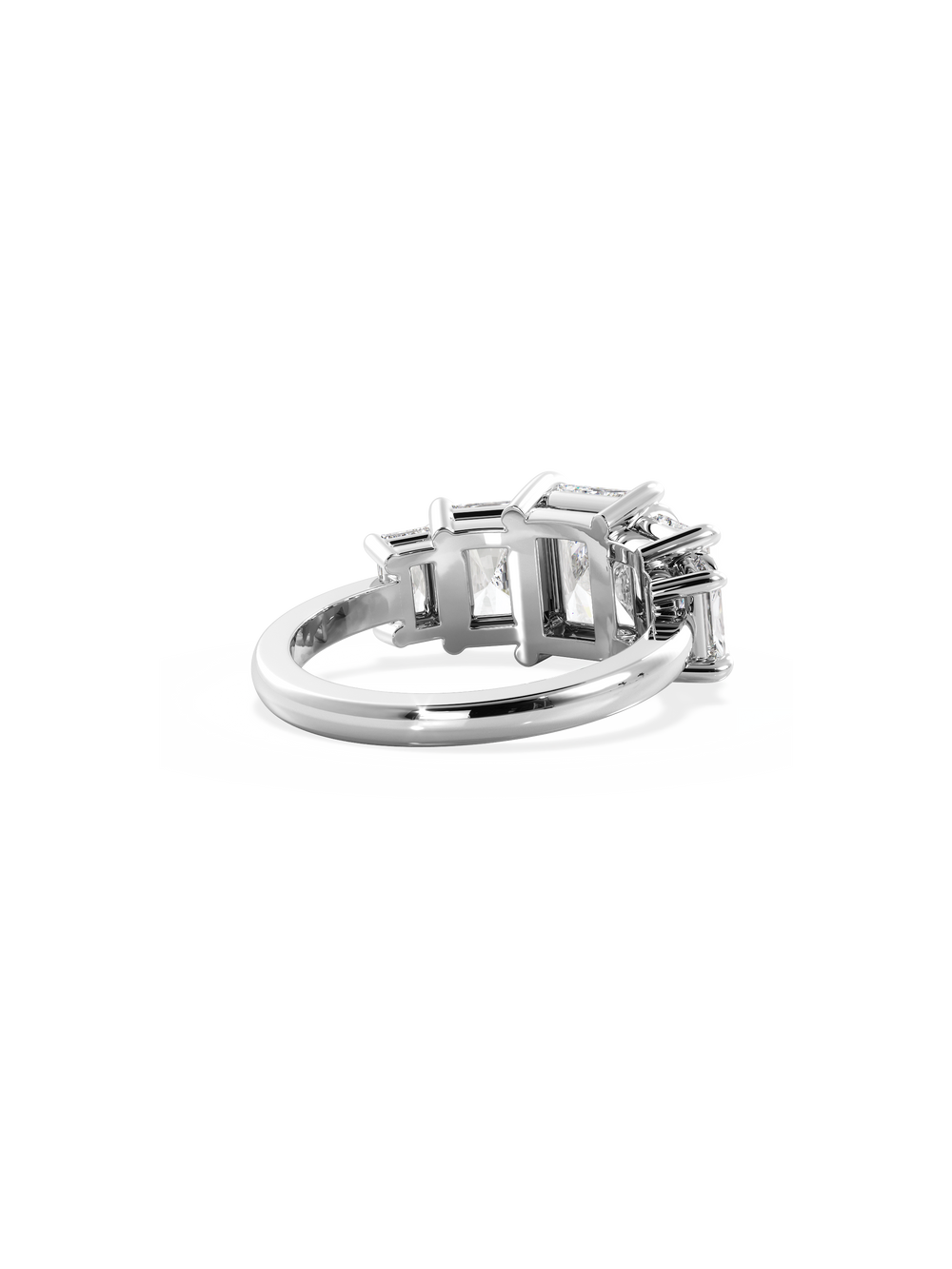 Radiant Signature Five-Stone Ring - View 