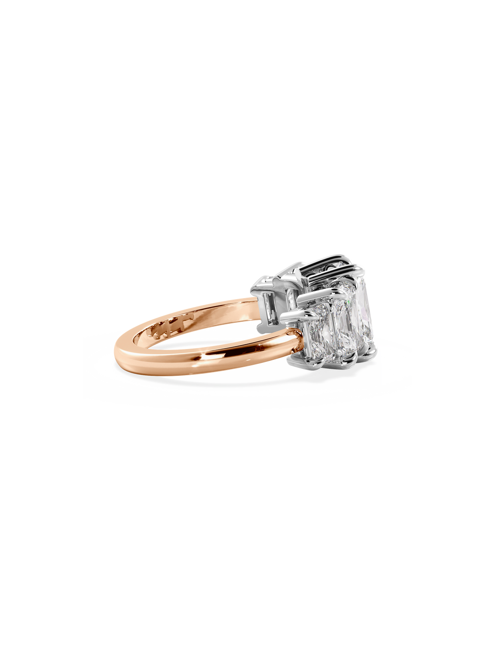 Radiant Signature Five-Stone Ring - View 