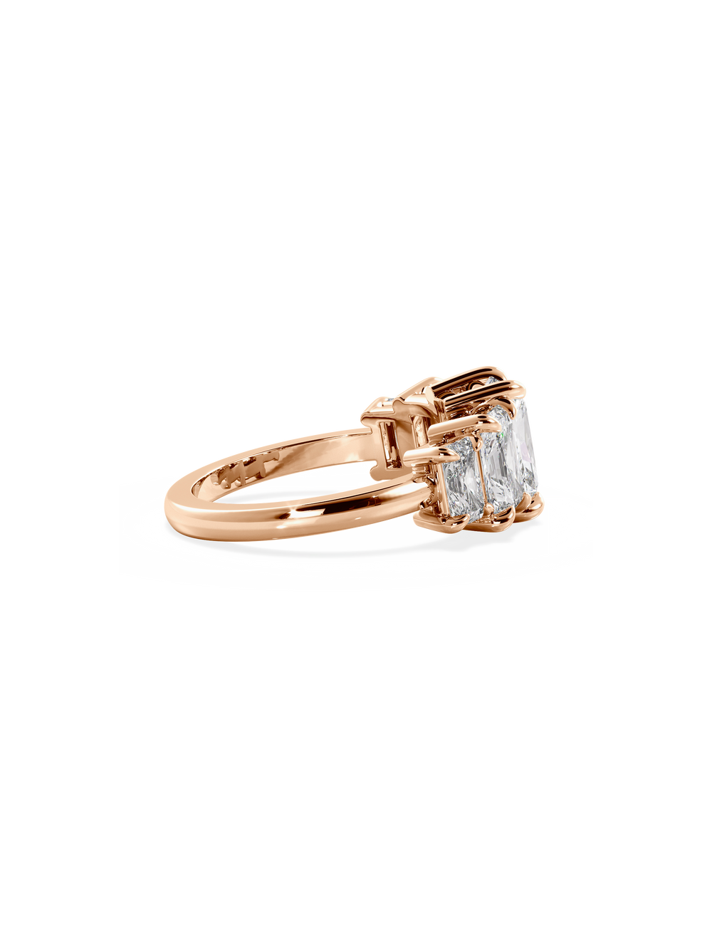 Radiant Signature Five-Stone Ring - View 