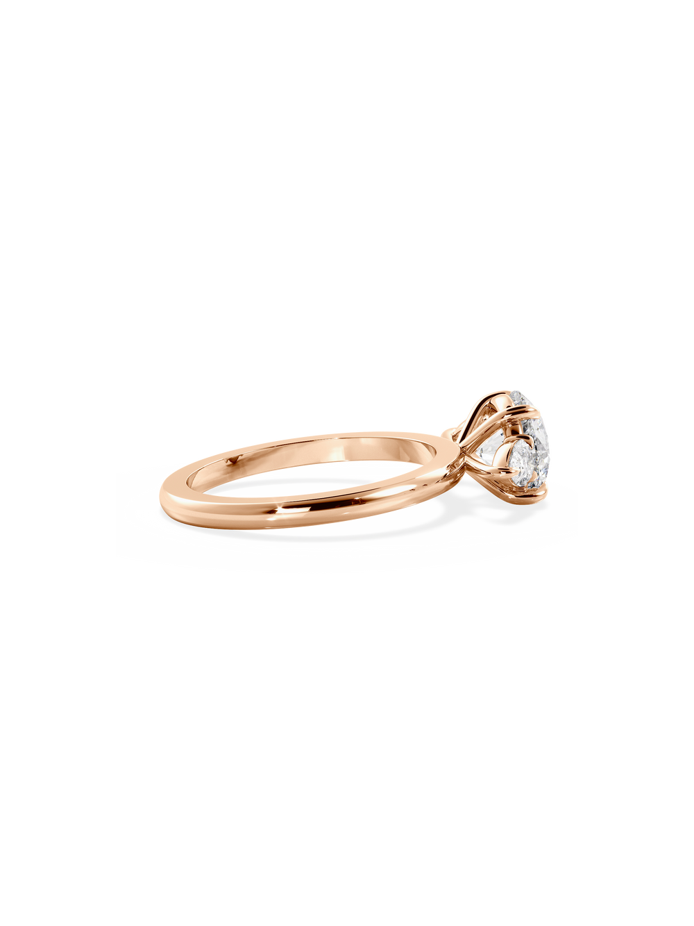 Round Amira Ring - View 