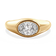 Elongated Cushion Signet Ring