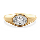 Elongated Cushion Signet Ring