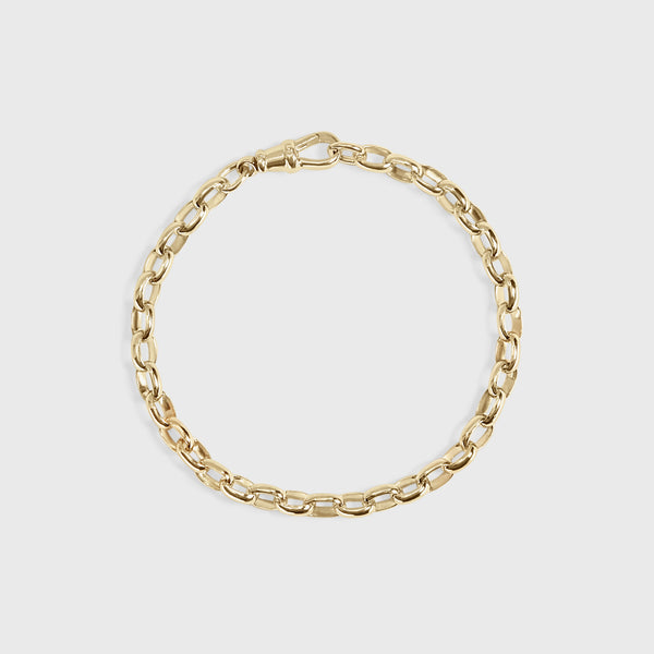 Oval Belcher Bracelet