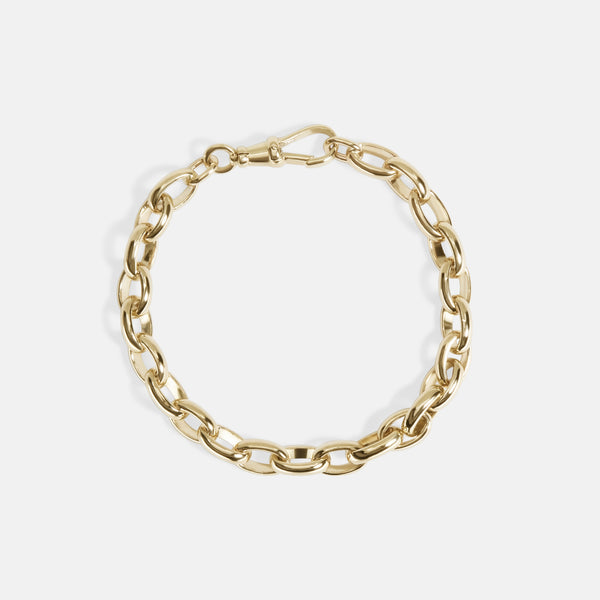 Bold Oval Belcher Bracelet