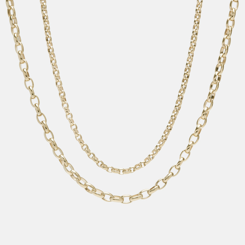 Bold Oval Belcher Chain