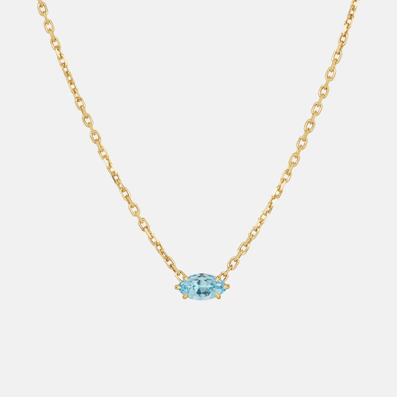 Birthstone Marquise Necklace