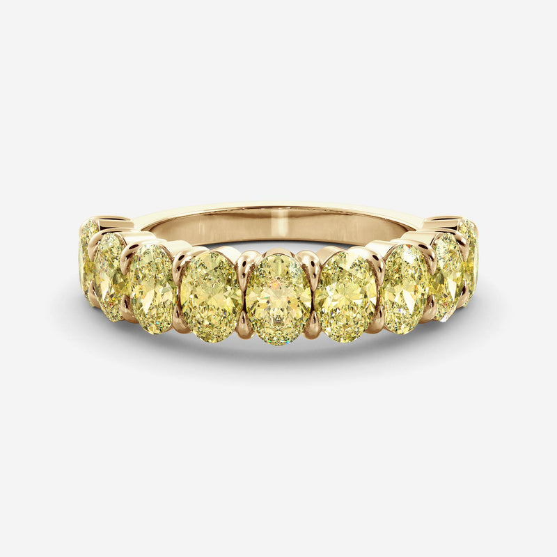Yellow Diamond Cleo Ring