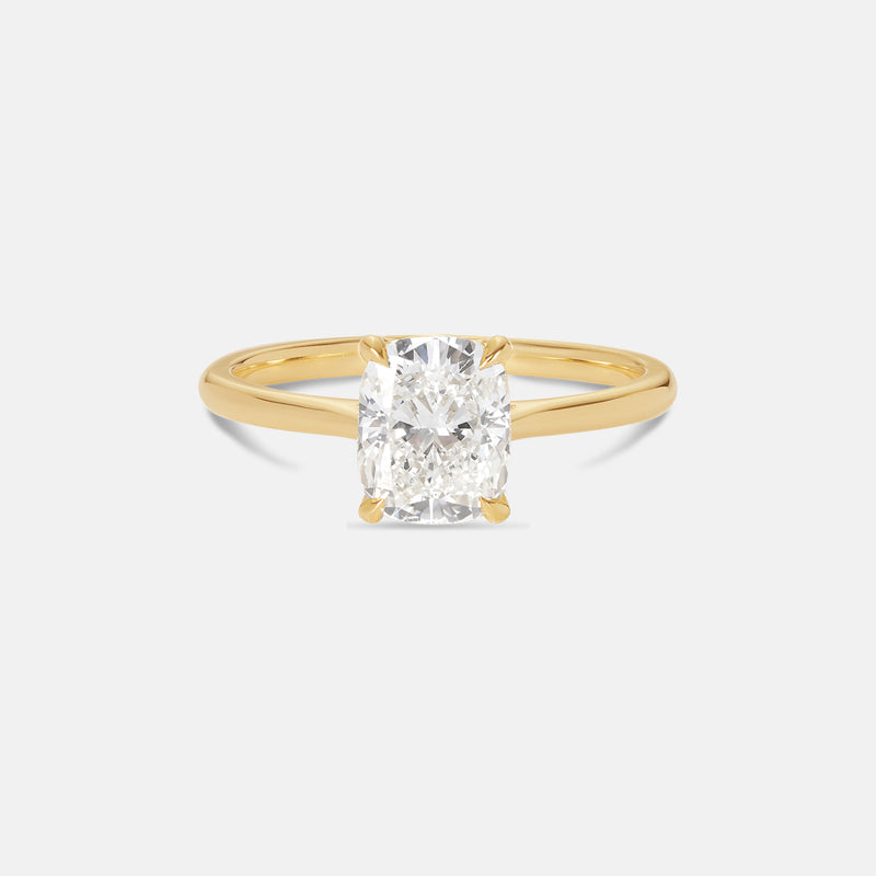 Elongated Cushion Moissanite Classic Solitaire
