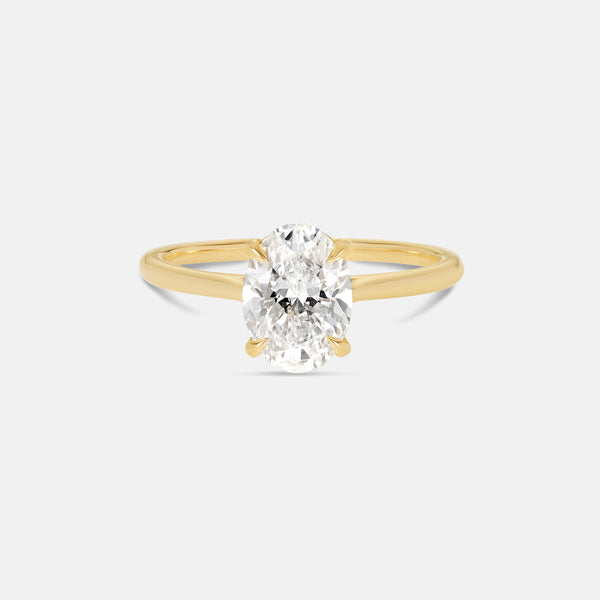 Oval Moissanite Classic Solitaire