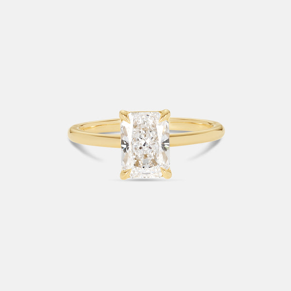 Radiant Moissanite Ceremonial Solitaire