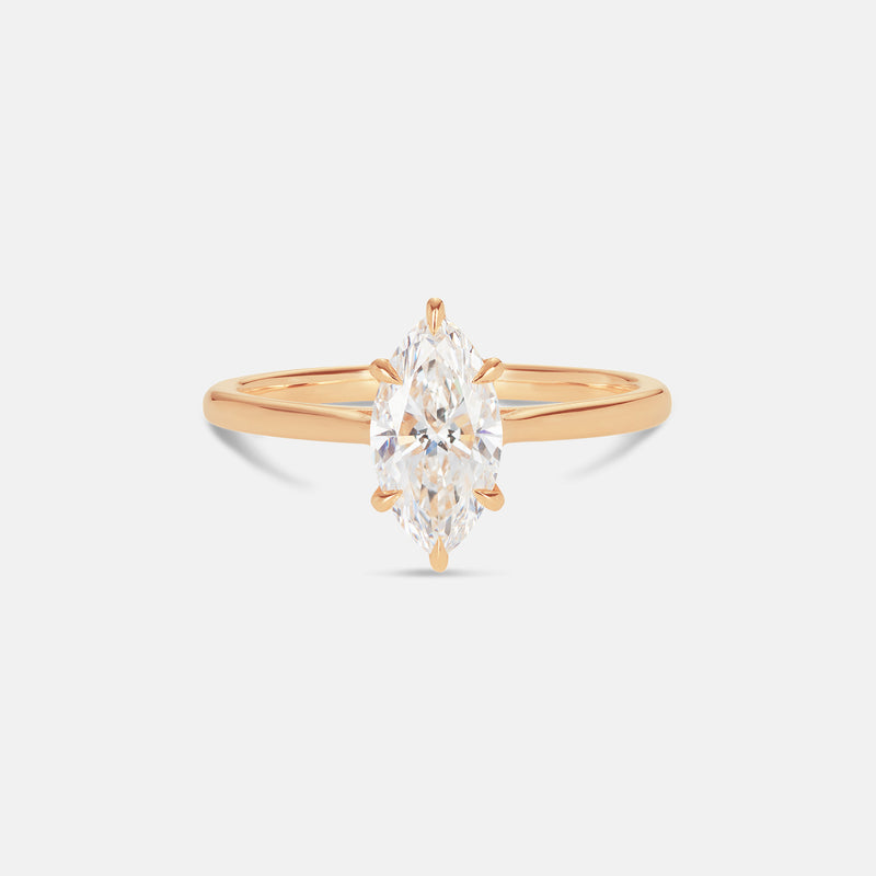 Marquise Moissanite Classic Solitaire