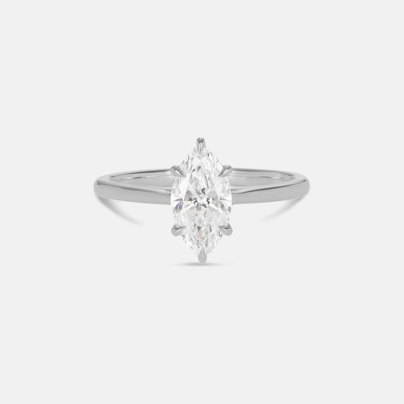 Marquise Moissanite Classic Solitaire