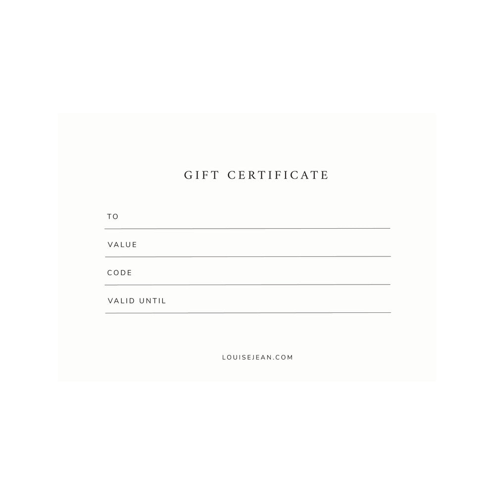 Gift Certificate - View 