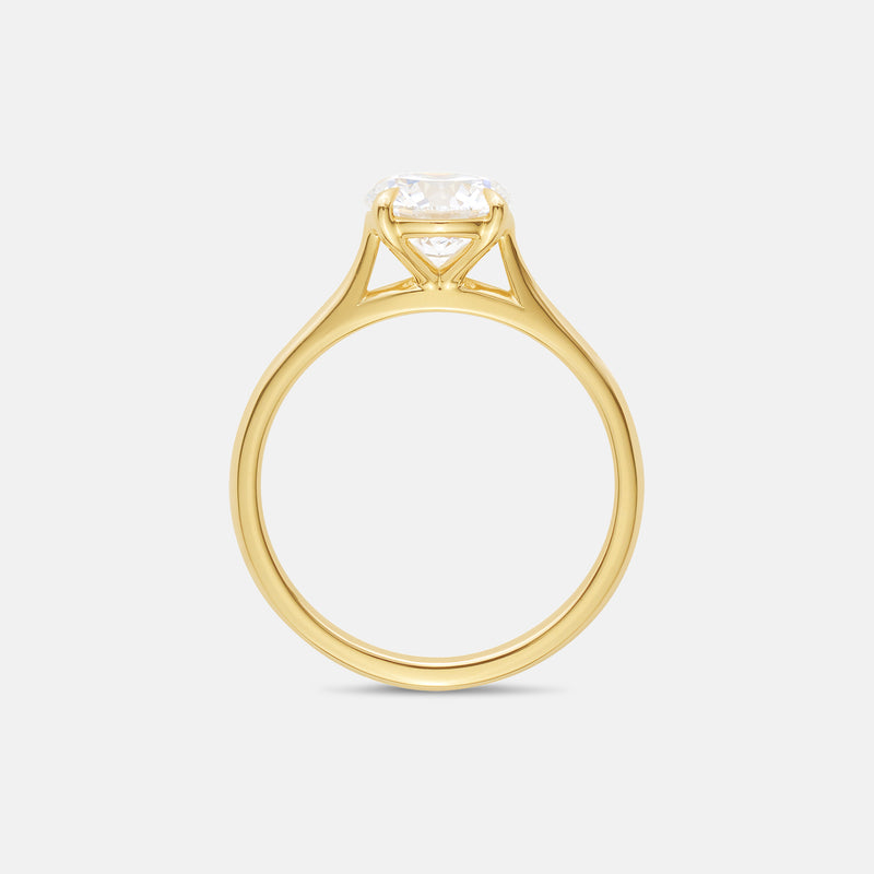 Round Moissanite Classic Solitaire
