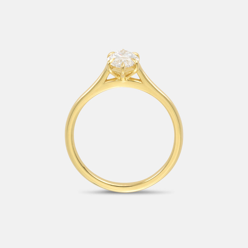 Marquise Moissanite Classic Solitaire