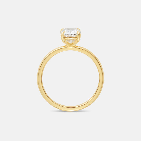 Cushion Moissanite Ceremonial Solitaire