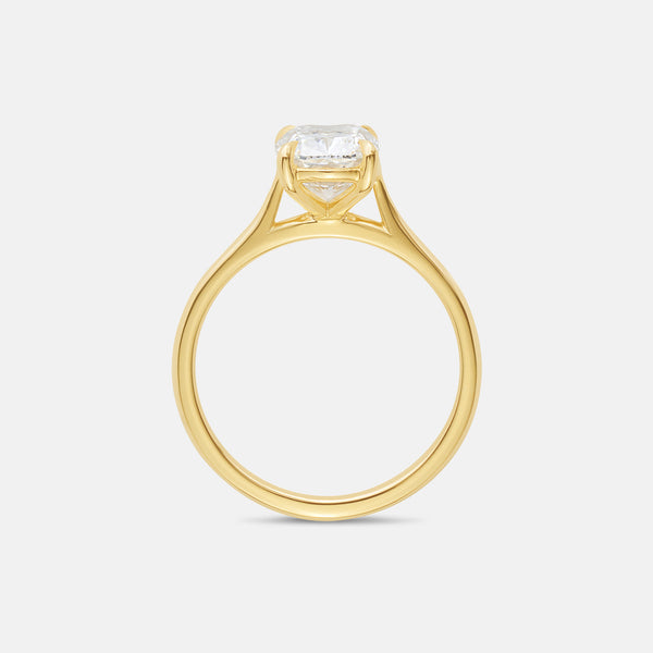 Elongated Cushion Moissanite Classic Solitaire
