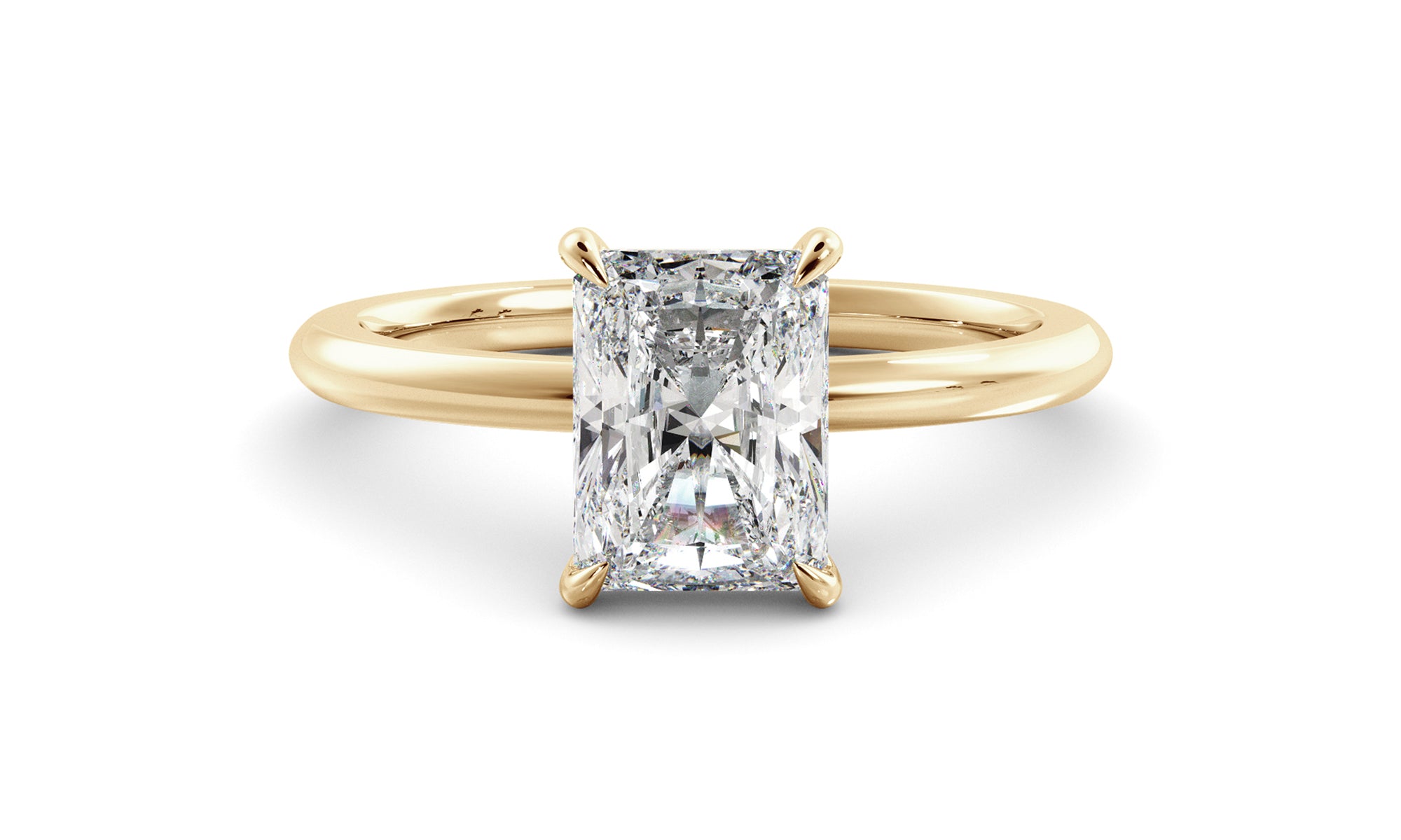 Radiant Ceremonial Solitaire – Louise Jean Jewellery